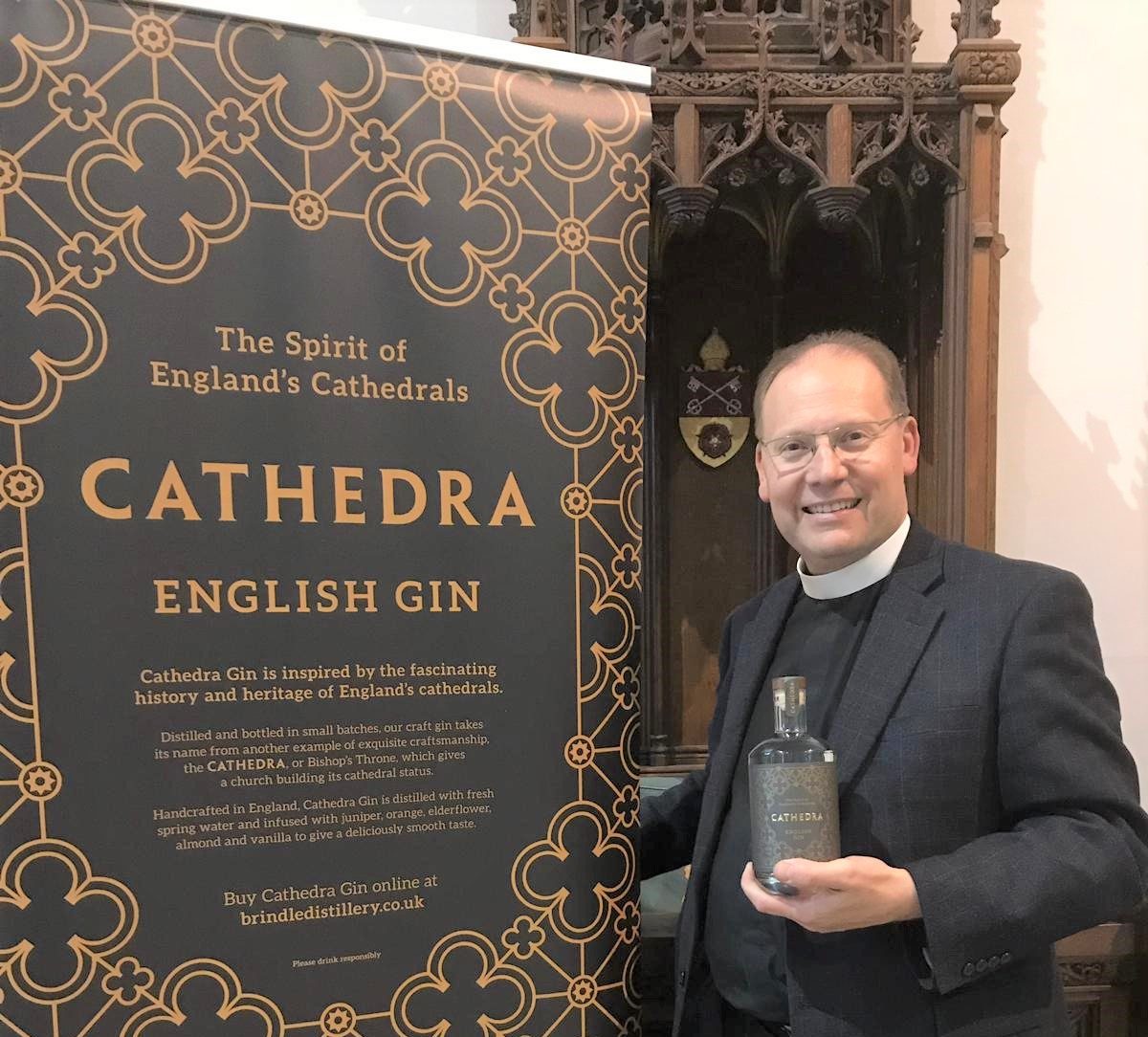 Dean Peter Howell Jones with Cathedra Gin